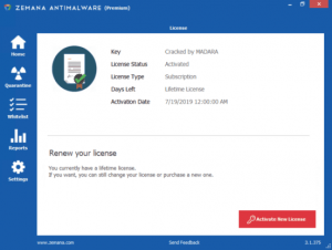 Zemana AntiMalware 5 v3.2.27 Crack + License Key 2021 [Latest] Premium