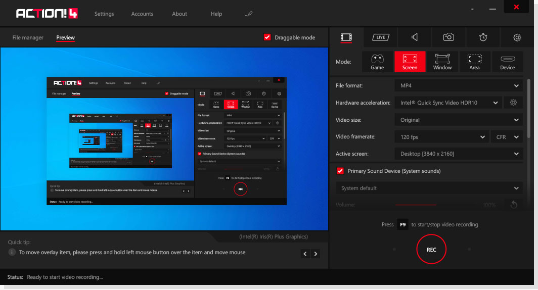 Mirillis Action! 4.22.1 Crack & License Key + Serial Code 2021