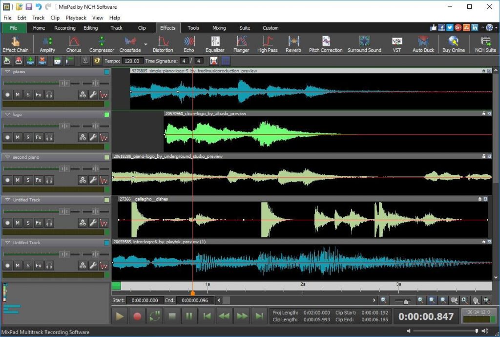 NCH MixPad Masters Edition 7.99 with Key - Free download 2022